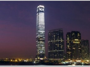 484米玻璃幕墻建筑問鼎香港第一高樓