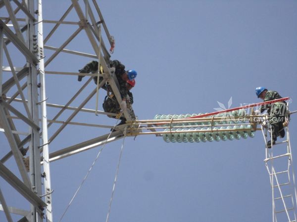 500千伏潞辛I線玻璃絕緣子全部更換完畢