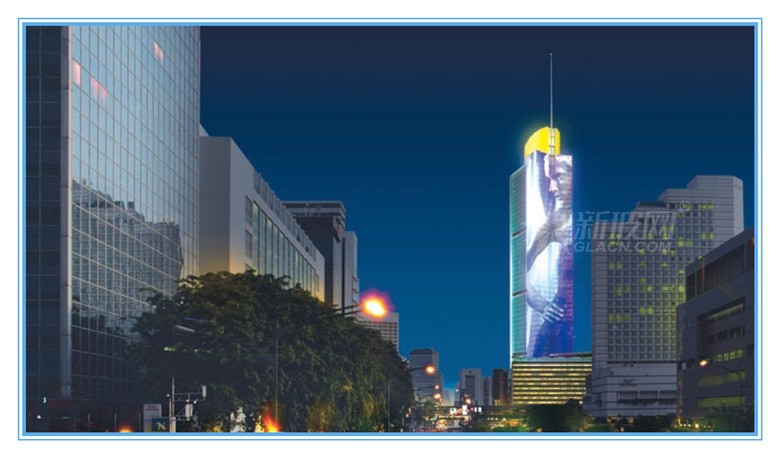 玻璃幕墻LED顯示屏原理及應用領域