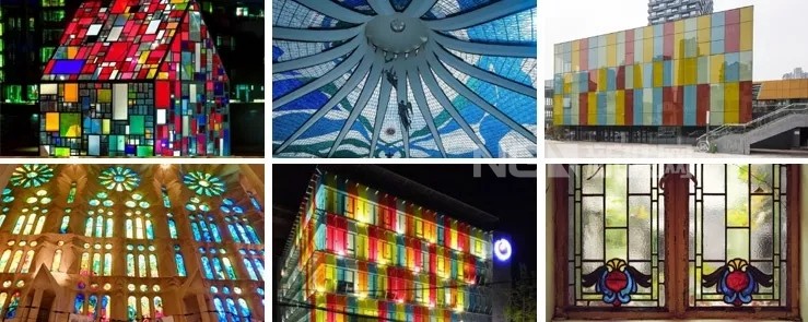 蘇州軌交2號線站臺上的五彩玻璃出自華建玻璃之手