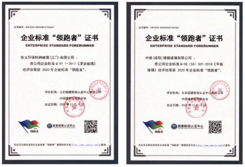 平板玻璃行業(yè)2020年度企業(yè)標準“領(lǐng)跑者名單”發(fā)布
