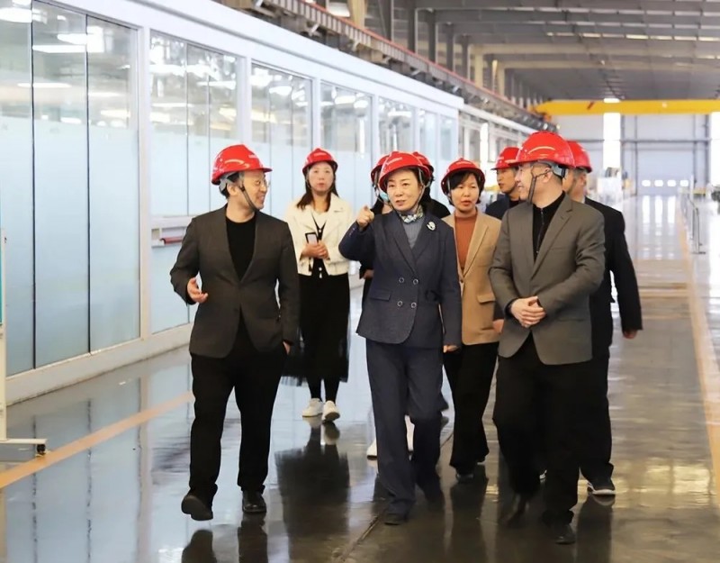 省工商聯到蘭迪機器調研
