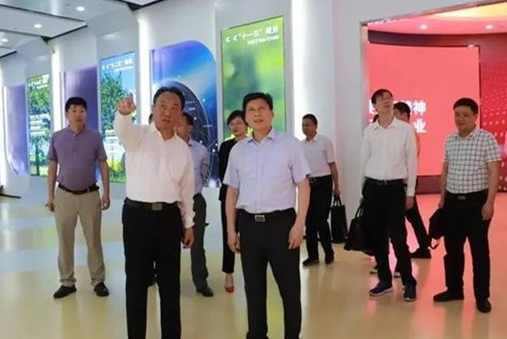 凱盛科技新型顯示產(chǎn)業(yè)園接受發(fā)改委調(diào)研