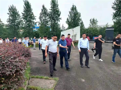 重慶市北碚區委書記周旭一行領導視察大順昌科技