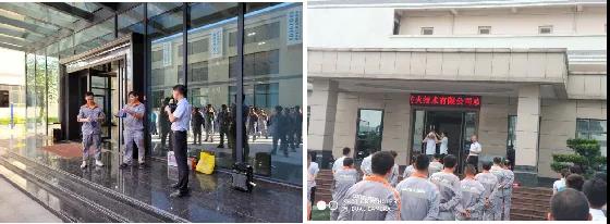 毛巾和防煙面罩使用演練