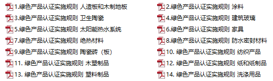 綠色產(chǎn)品實(shí)施細(xì)則