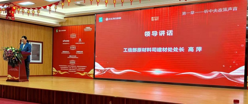 工信部原材料司建材處高萍處長