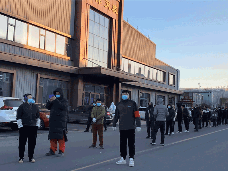 天玻暖心搭建玻璃幕墻帳篷助力天津戰(zhàn)疫檢測