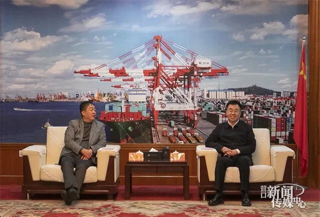 李強姚華明會見信義玻璃控股有限公司行政總裁董清世