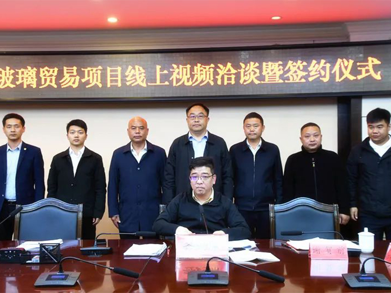 凱里市與云南雄鷹安全玻璃舉行線上視頻洽談暨項目簽約儀式