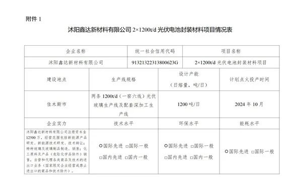 兩場光伏玻璃生產(chǎn)線聽證會將在2月下旬召開