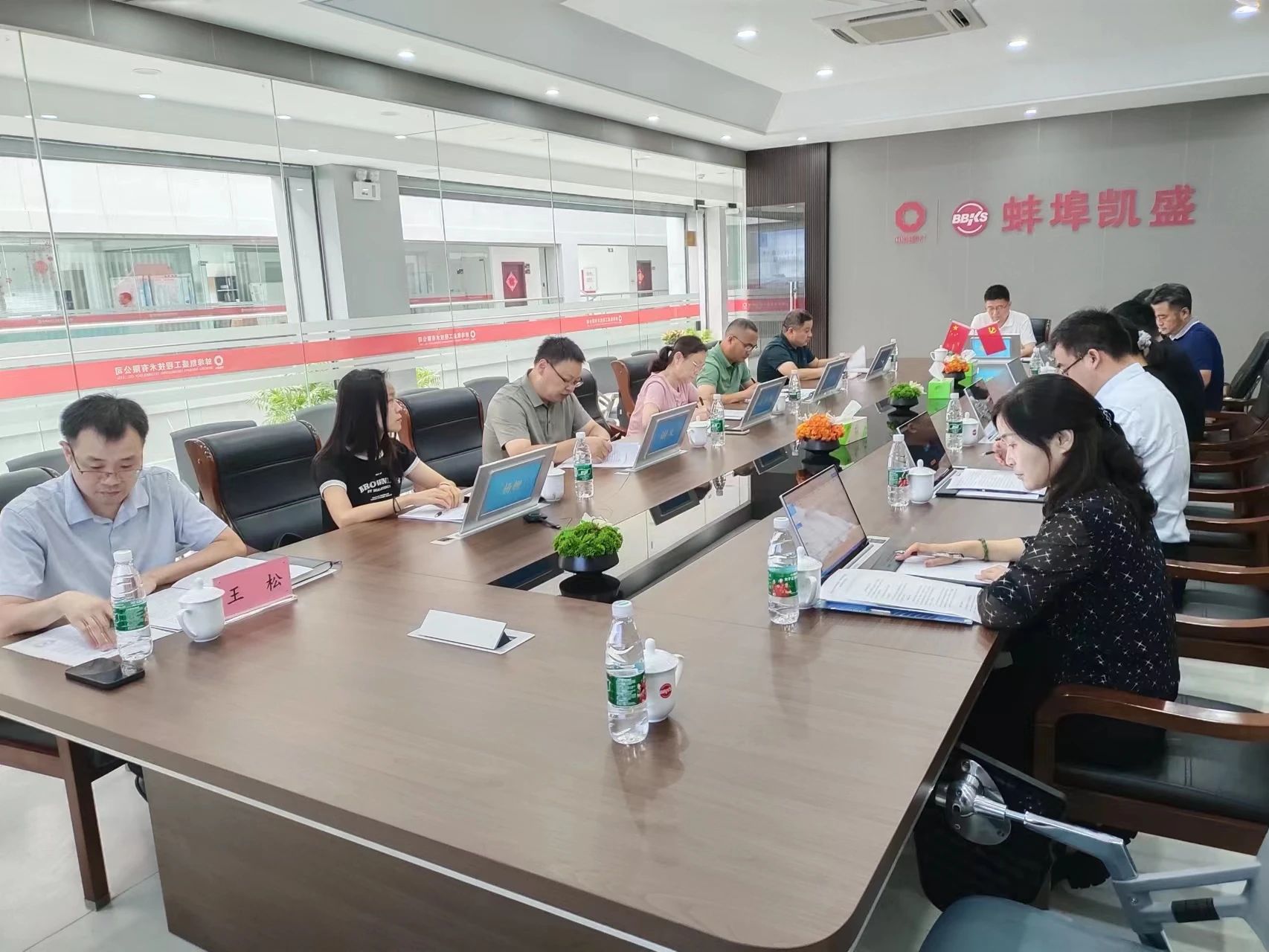 安徽省技術(shù)標(biāo)準(zhǔn)創(chuàng)新基地（新型玻璃制造裝備）建設(shè)推進(jìn)會在蚌埠凱盛召開