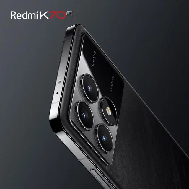 小米Redmi K70 Pro手機外觀預熱：后蓋上方采用1.3mm高透玻璃